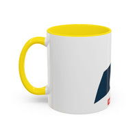 AERIAL.   Wave Accent Coffee Mug — Watersports Lover Gift