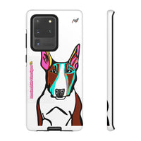 MR Bull Terrier Phone Case — Colorful Pop Art Tough Cases for Dog Lovers