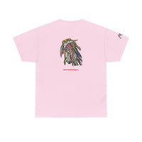 Graphic Tee — Colorful CRAZY TUNA  Illustration Back Print Tee