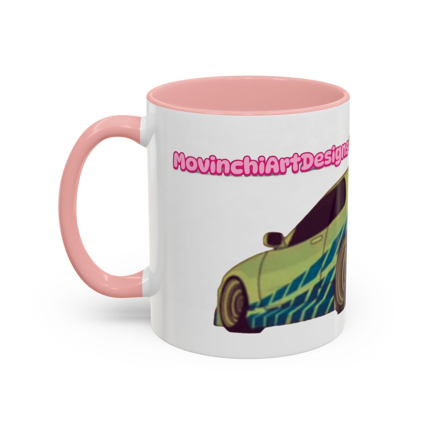 R34  Racing Skyline Accent Coffee Mug — Fast Car Drift Design (11/15oz)