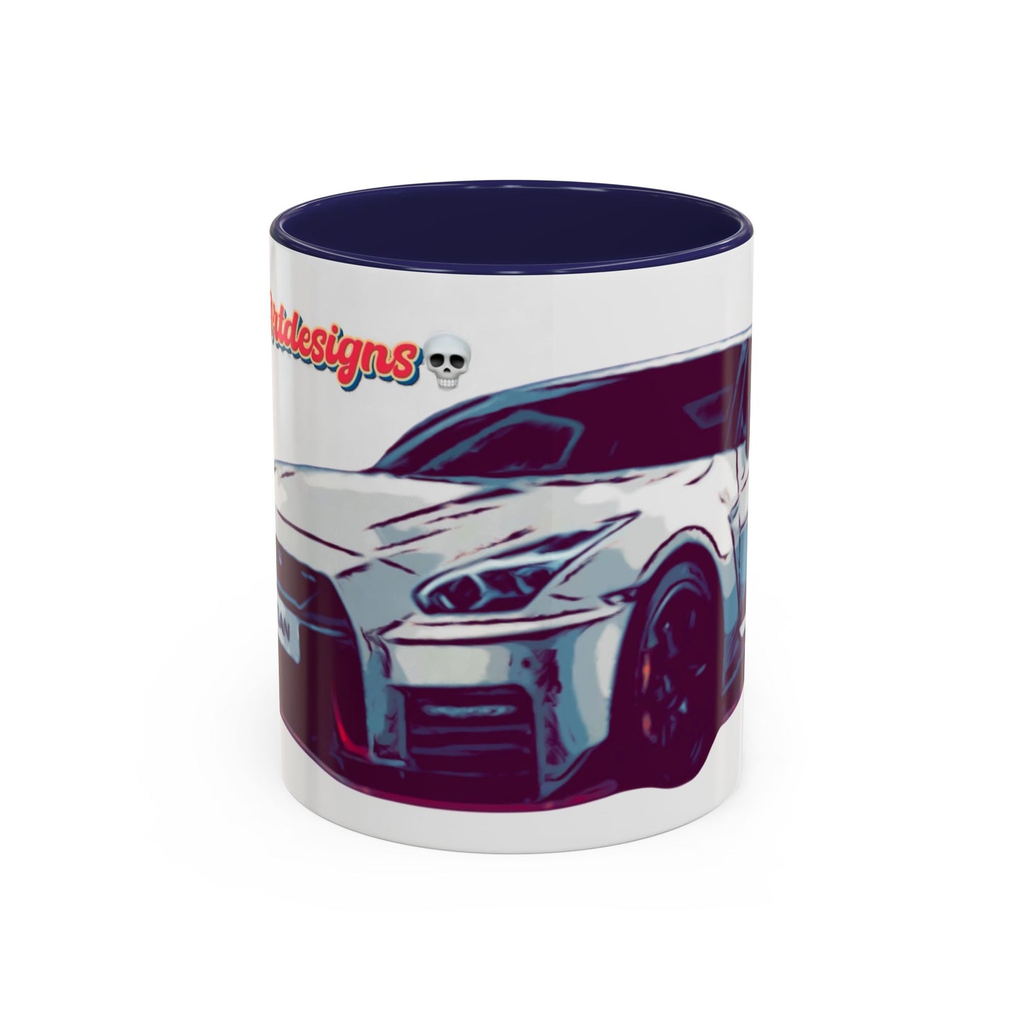 R35.  Sports Car Accent Mug — Nissan GT-R Inspired Coffee Cup (11/15oz)