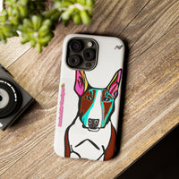 MR Bull Terrier Phone Case — Colorful Pop Art Tough Cases for Dog Lovers