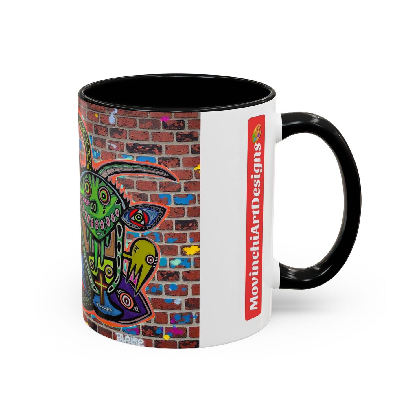 RYDER3.0 Graffiti Street Art Coffee Mug — Colorful Urban Monster Design (11/15oz)