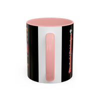 Coffee Mug — Colorful Abstract Cross Accent Ceramic Mug (11/15 oz)