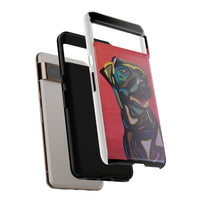 Colorful Pit LABRADOR Tough Phone Case — Vibrant Pop Art Dog Design
