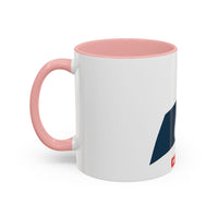 AERIAL.   Wave Accent Coffee Mug — Watersports Lover Gift