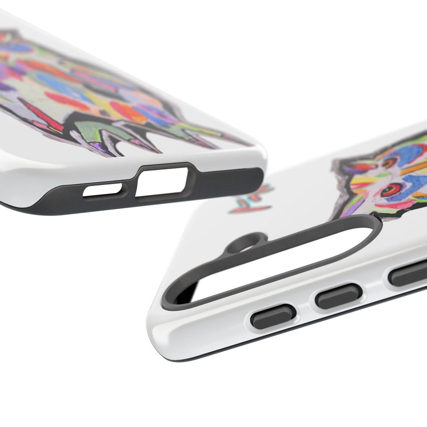 Colorful Owl Phone Case — Artistic Owl Illustration Tough Case