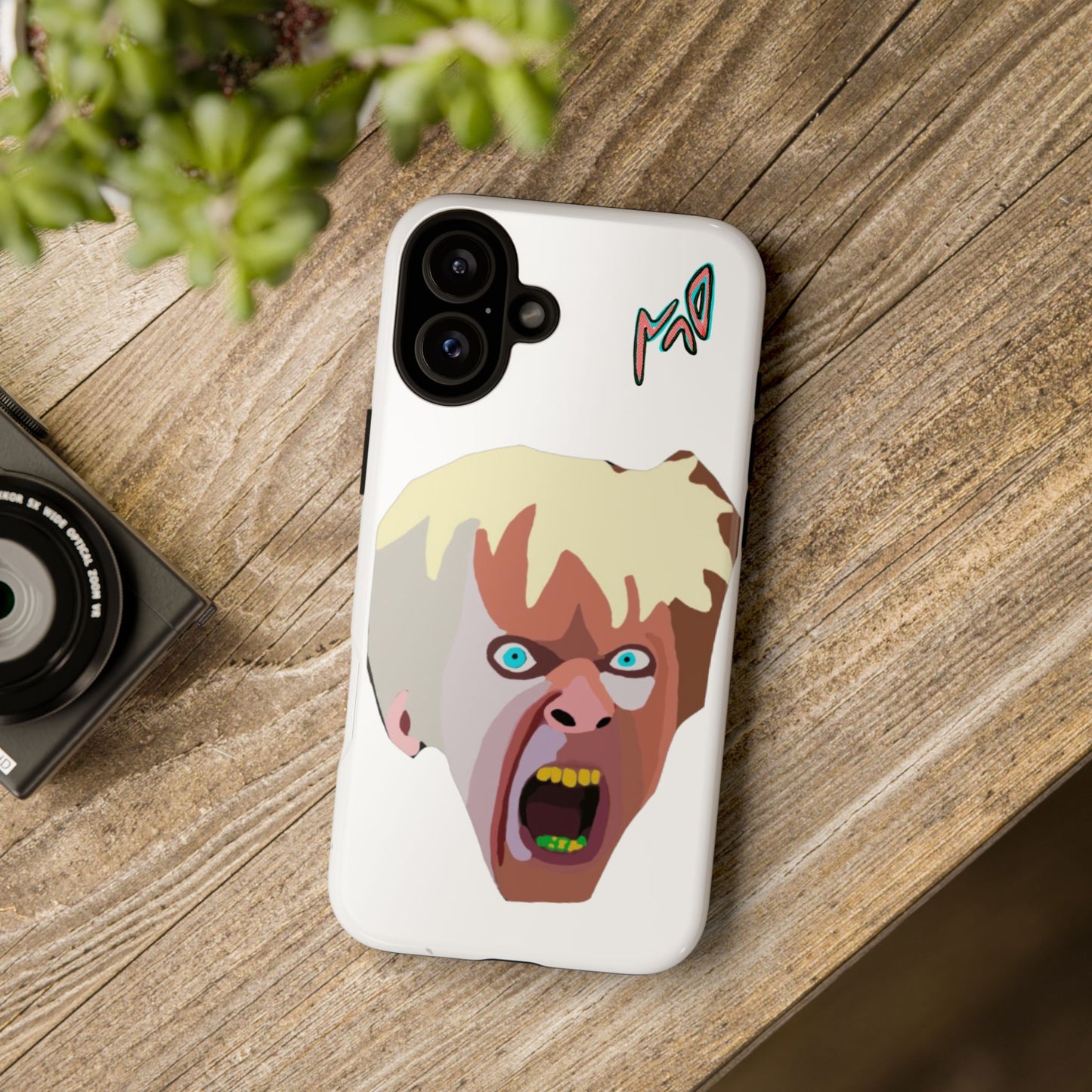 KAREN.  Phone Case — Retro Horror Face Graphic ("Tough Cases")