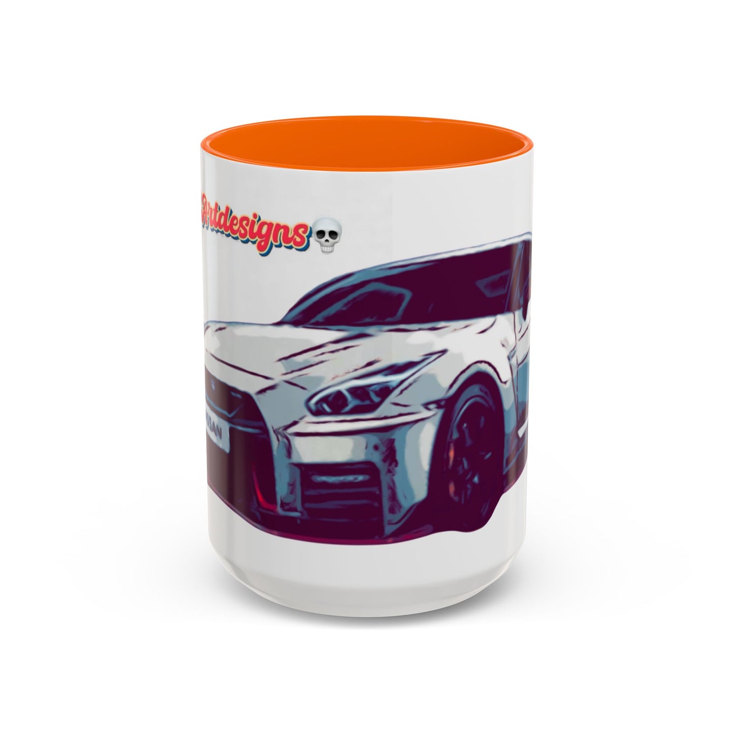 R35.  Sports Car Accent Mug — Nissan GT-R Inspired Coffee Cup (11/15oz)