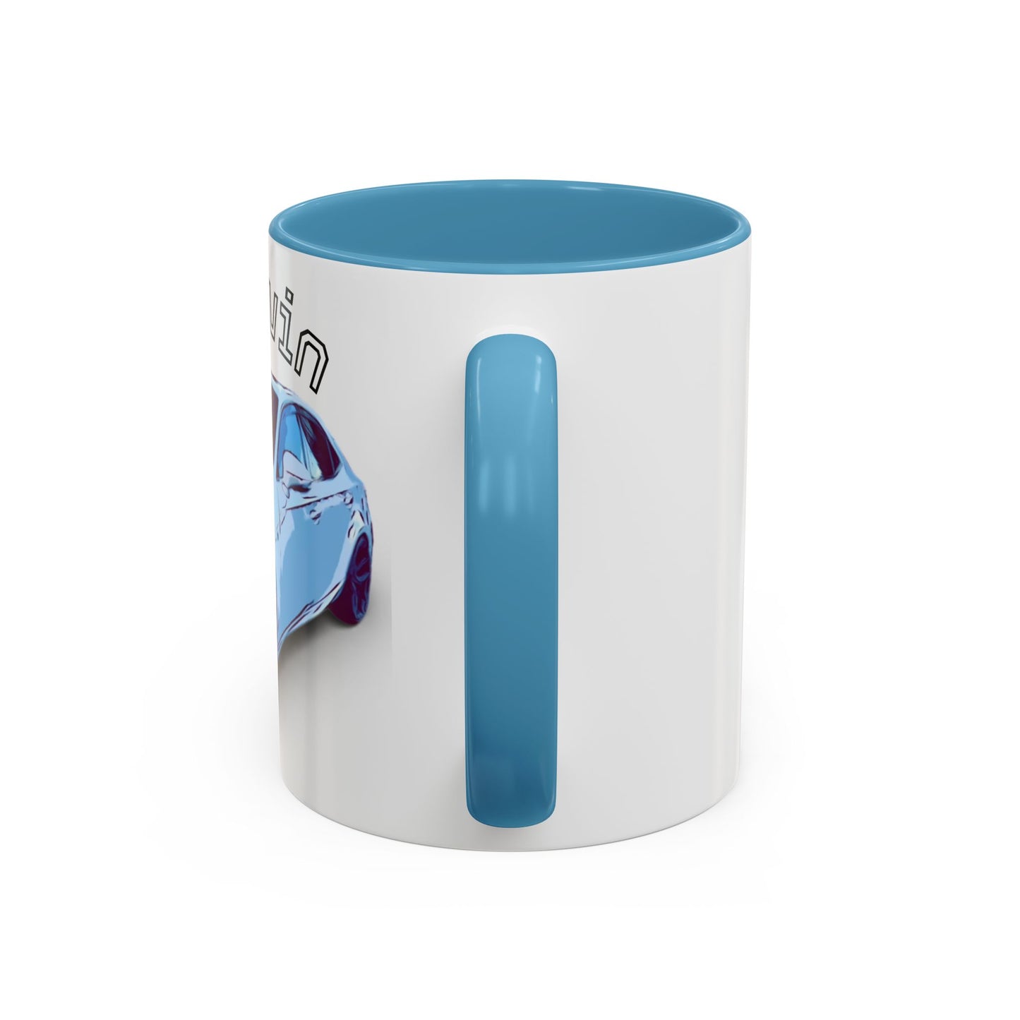 MELVIN.  Personalized Car Coffee Mug — 'Melvin' Sports Car Accent Mug (11/15oz)