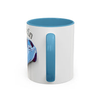 MELVIN.  Personalized Car Coffee Mug — 'Melvin' Sports Car Accent Mug (11/15oz)