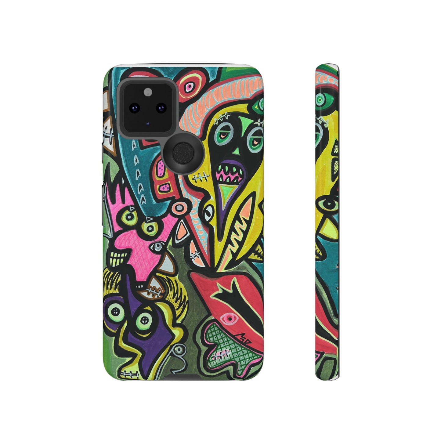 CONCERT  Abstract Graffiti Phone Case — Colorful Street Art Tough Cases