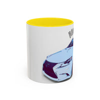 MELVIN.  Personalized Car Coffee Mug — 'Melvin' Sports Car Accent Mug (11/15oz)