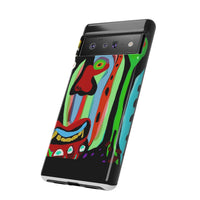 CRAZY.   Tribal Face Phone Case — Colorful Modern Art iPhone Cover