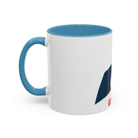 AERIAL.   Wave Accent Coffee Mug — Watersports Lover Gift