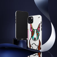 MR Bull Terrier Phone Case — Colorful Pop Art Tough Cases for Dog Lovers