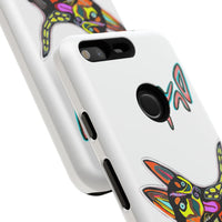 HUSKY  Colorful Abstract Dog Phone Case — 'MAD' Signature Protective Case