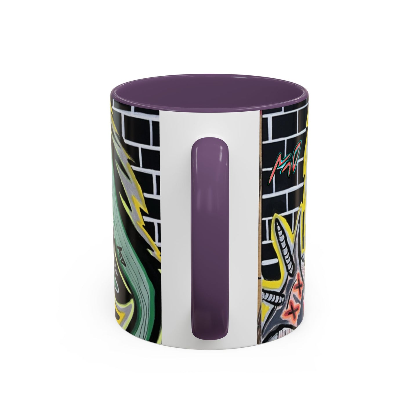 CHUPACABRAS.  Green Monster Art Coffee Mug — Spooky Neon Creature Accent Mug (11/15oz)