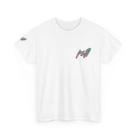 Graphic Tee — Colorful CRAZY TUNA  Illustration Back Print Tee