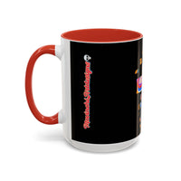 Coffee Mug — Colorful Abstract Cross Accent Ceramic Mug (11/15 oz)