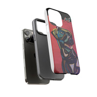 Colorful Pit LABRADOR Tough Phone Case — Vibrant Pop Art Dog Design