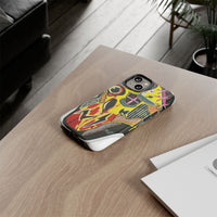 VINCENT.  Skull Riot Phone Case – Colorful Abstract Horror Art Protective Cover