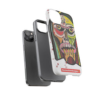KUNTA.  Abstract Tribal Skull Phone Case — Colorful Street Art Protective Cover
