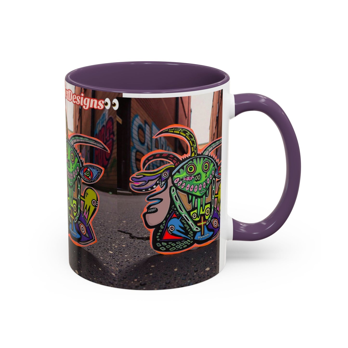 RYDER5.0  Street Art Mug — Colorful Graffiti Character Coffee Cup (11/15oz)