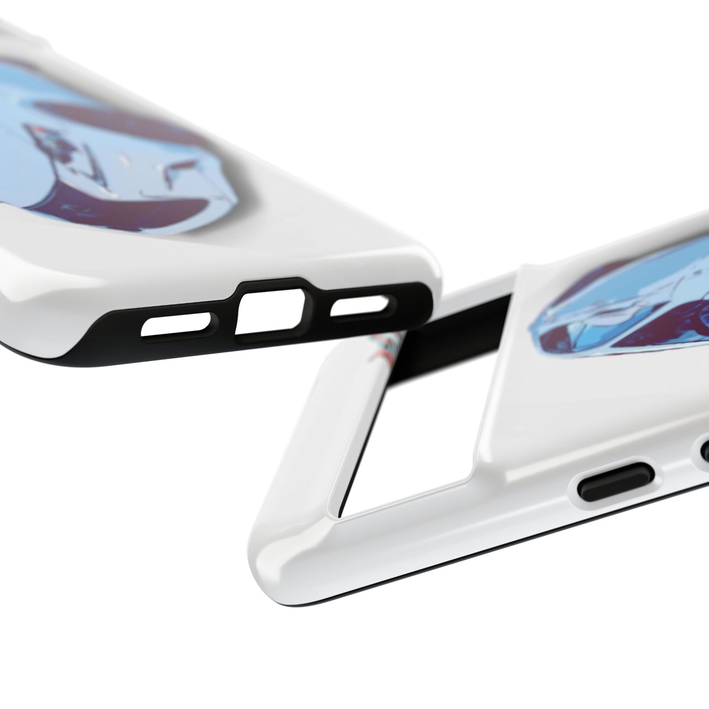 Melvin White Sports Car Phone Case - Retro Pop Art Supercar Protective Tough Case