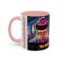 OLIVER TREE "The Goat"Urban Graffiti Coffee Mug — Colorful Retro Subway Art
