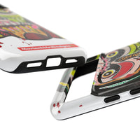 KUNTA.  Abstract Tribal Skull Phone Case — Colorful Street Art Protective Cover