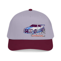 Racing Skyline Embroidered Cap — Vintage GT Sports Car Hat