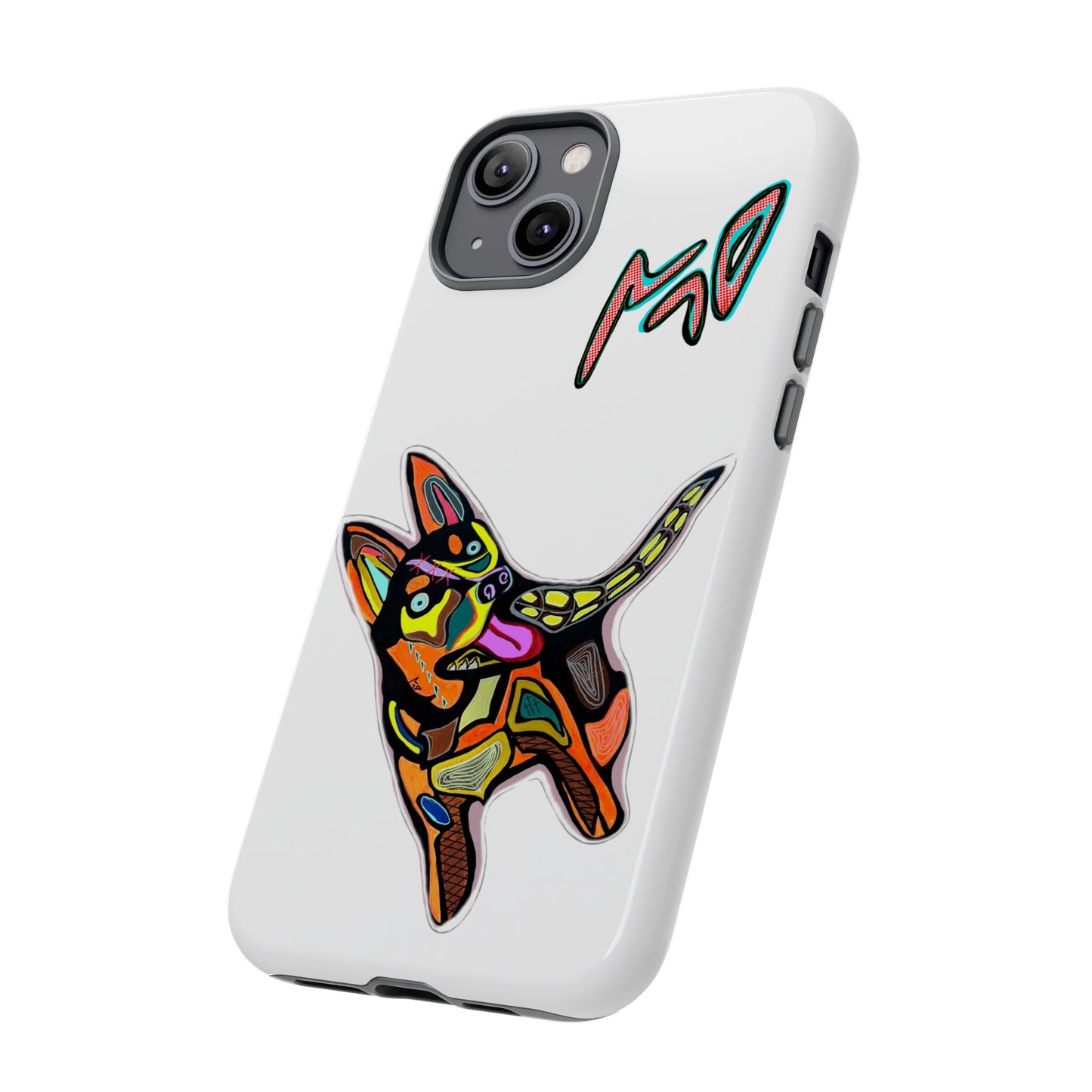 HUSKY  Colorful Abstract Dog Phone Case — 'MAD' Signature Protective Case