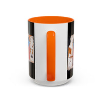 Puerto Rico Flag Door Accent Coffee Mug — Vintage Rustic Boricua Pride (11/15oz)