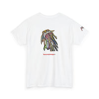 Graphic Tee — Colorful CRAZY TUNA  Illustration Back Print Tee