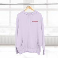 HEART ATTACK  Abstract Psyche Hoodie — Colorful Three-Panel Back Art Fleece Hoodie