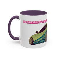 R34  Racing Skyline Accent Coffee Mug — Fast Car Drift Design (11/15oz)