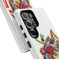Phone Case — Colorful Abstract PARASITE  Fish Art Tough Cases