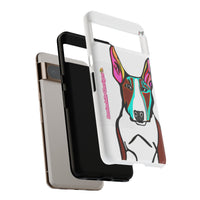 MR Bull Terrier Phone Case — Colorful Pop Art Tough Cases for Dog Lovers