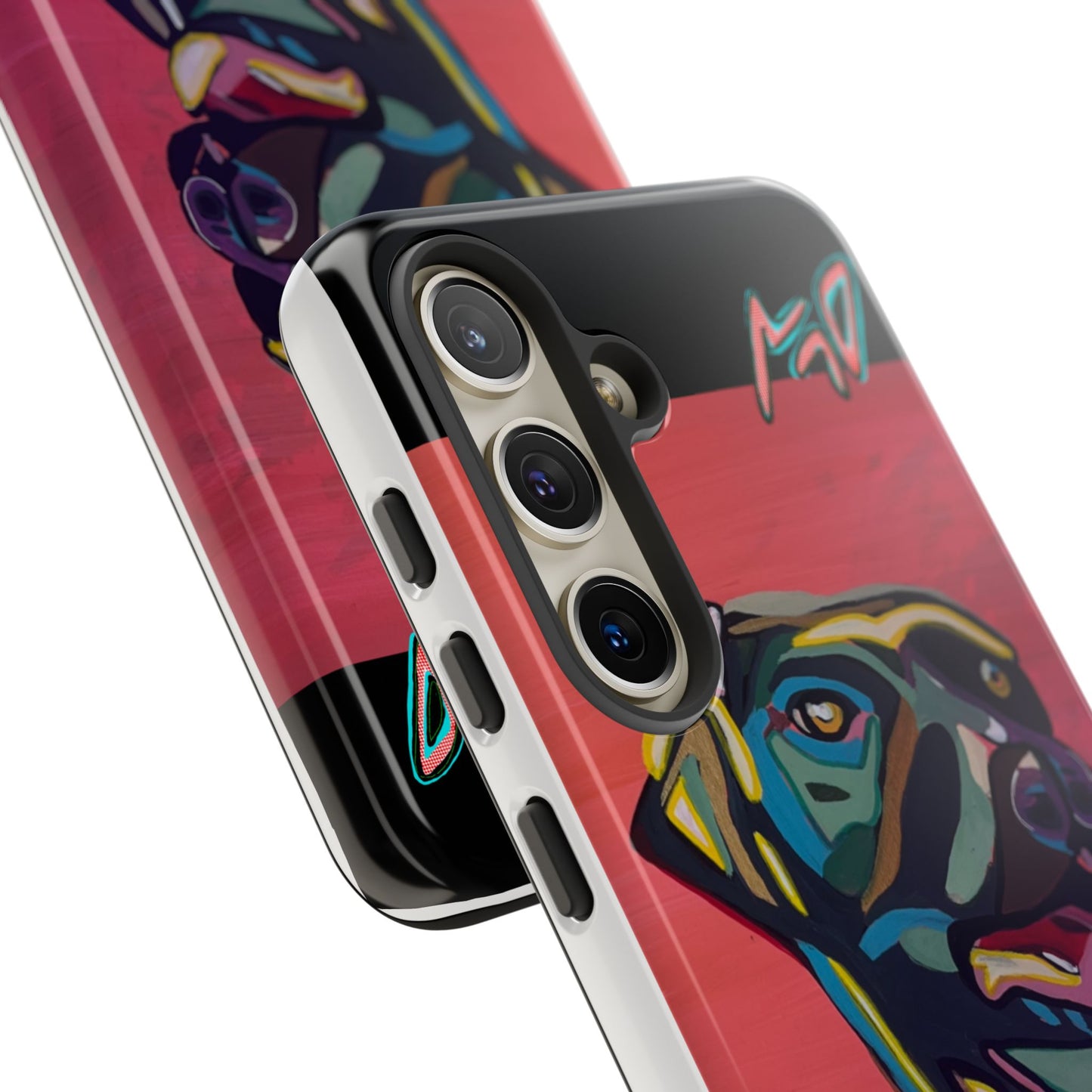 Colorful Pit LABRADOR Tough Phone Case — Vibrant Pop Art Dog Design