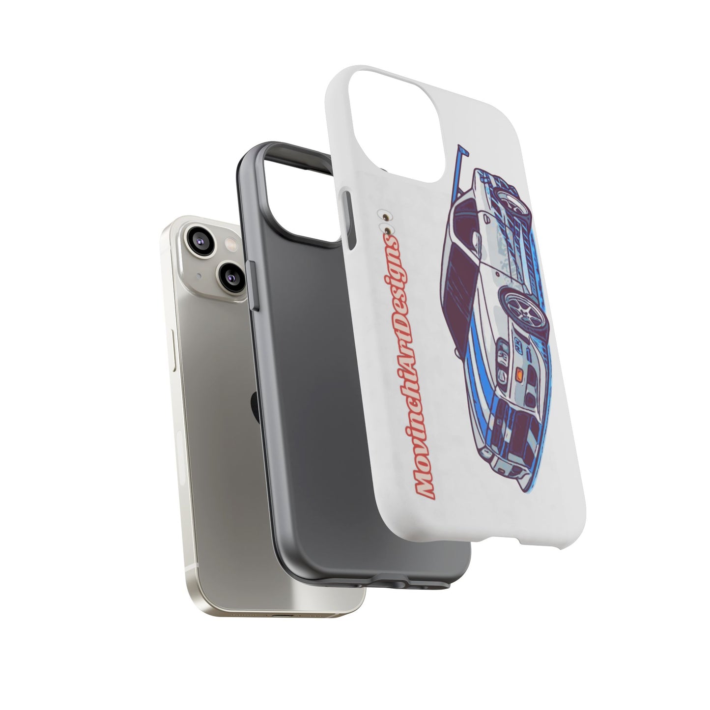 Retro Skyline r34 Phone Case — Vintage Sports Car Graphic