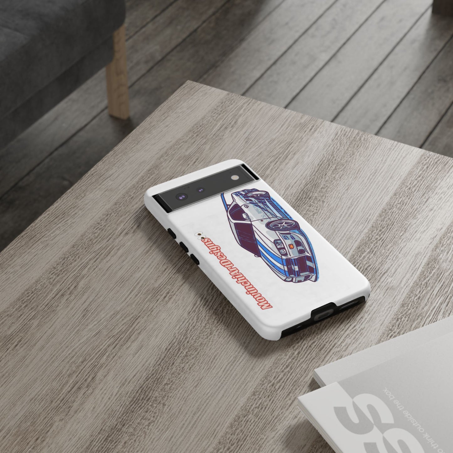 Retro Skyline r34 Phone Case — Vintage Sports Car Graphic
