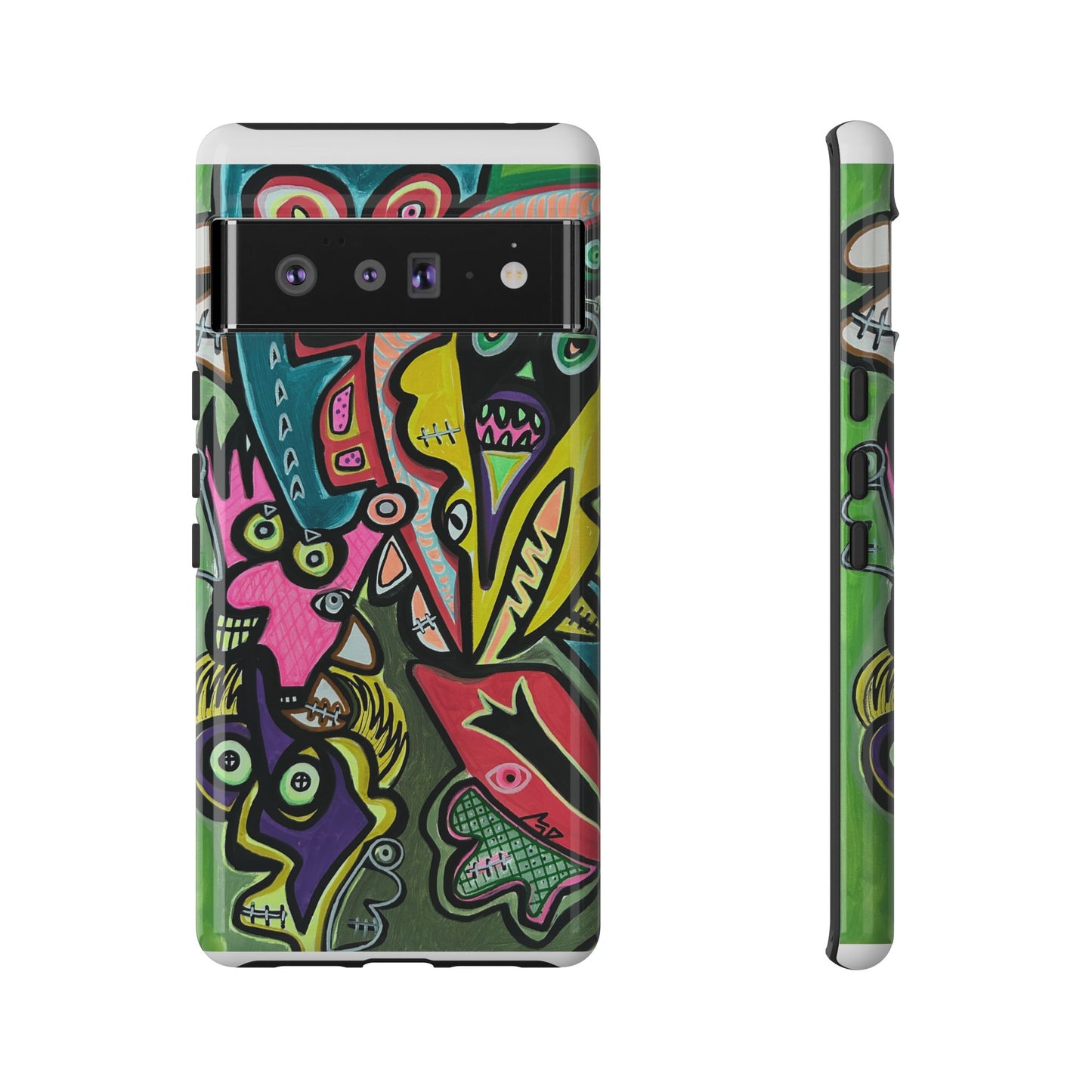 CONCERT  Abstract Graffiti Phone Case — Colorful Street Art Tough Cases