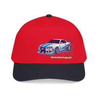 Racing Skyline Embroidered Cap — Vintage GT Sports Car Hat