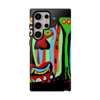 CRAZY.   Tribal Face Phone Case — Colorful Modern Art iPhone Cover
