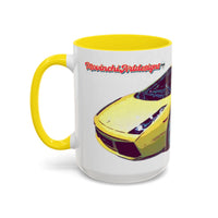 GALLARDO.  Sports Car Coffee Mug — Yellow Supercar Accent Mug (11/15oz)
