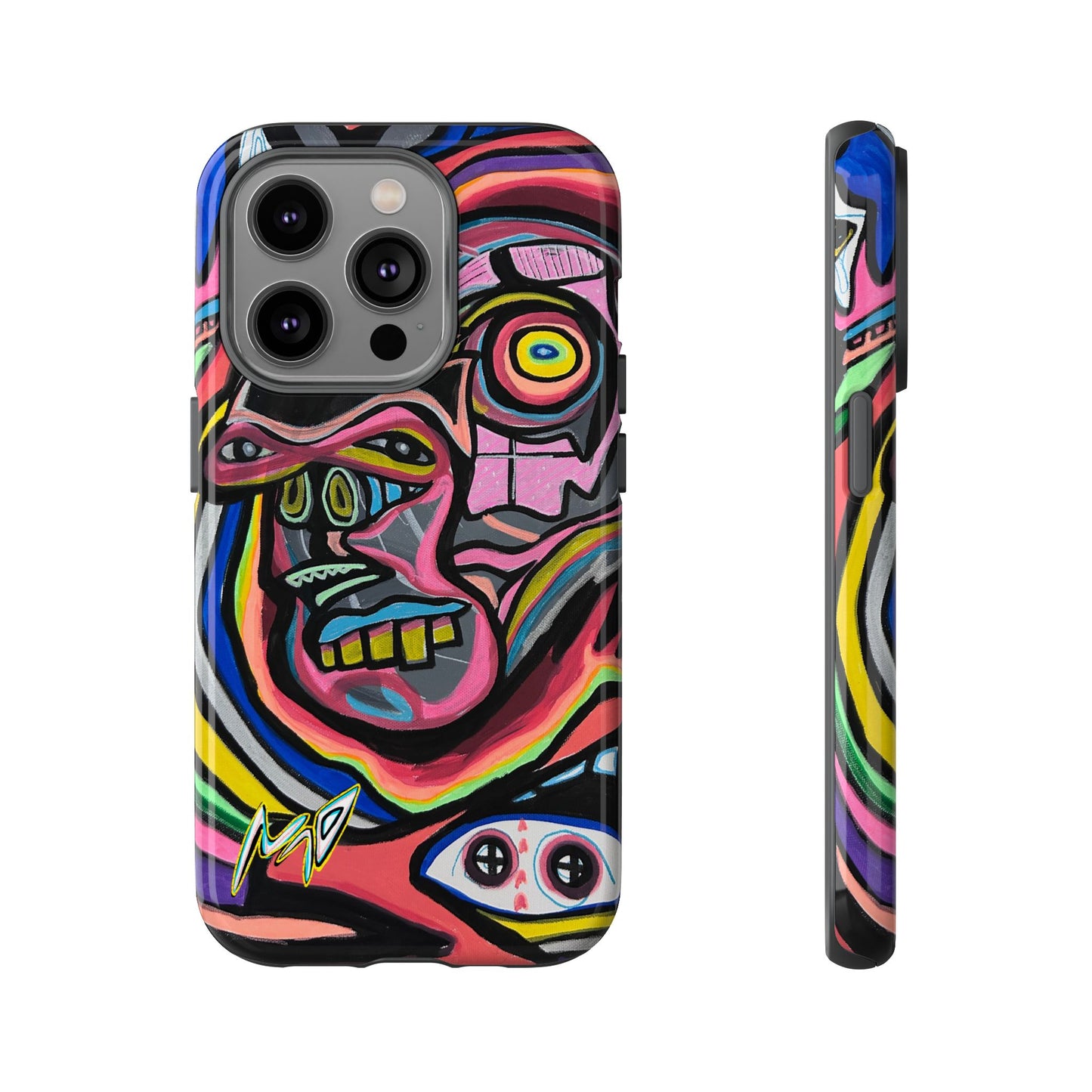 CRAZY Graffiti Phone Case — Colorful Street Art Protective Cover