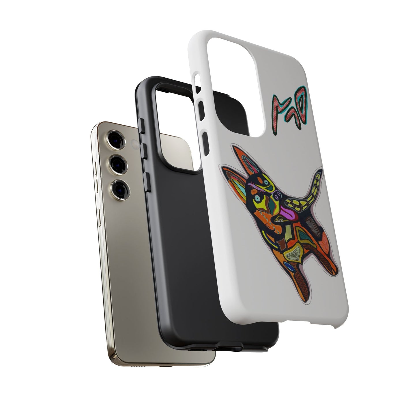 HUSKY  Colorful Abstract Dog Phone Case — 'MAD' Signature Protective Case