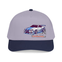 Racing Skyline Embroidered Cap — Vintage GT Sports Car Hat