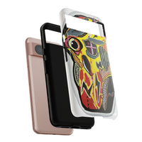 VINCENT.  Skull Riot Phone Case – Colorful Abstract Horror Art Protective Cover